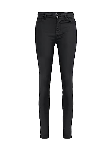 LTB Jeans Damen Jeans Florian B- Jeans Damen Skinny aus Baumwollmischung mit Reißverschluss Hohe Taille in Schwarz - Größe 32W/32L von LTB Jeans