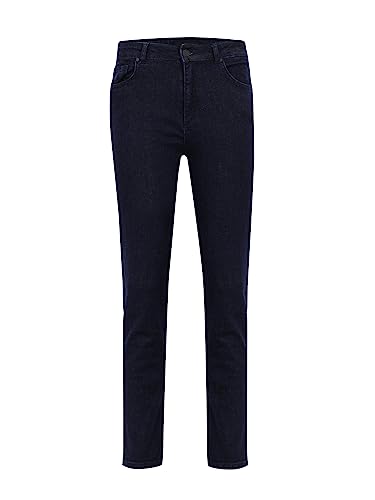 LTB Jeans Damen Jeans Freya B - Jeans Damen Slim aus Baumwollmischung Slim Denim Dunkel mit Reißverschluss Hohe Taille - Blau von LTB Jeans
