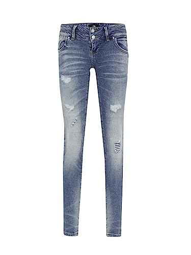 LTB Jeans Damen Jeans Julita X - Jeans Damen Skinny aus Baumwollmischung Skinny Denim Light mit Reißverschluss Niedrige Taille - Blau von LTB Jeans