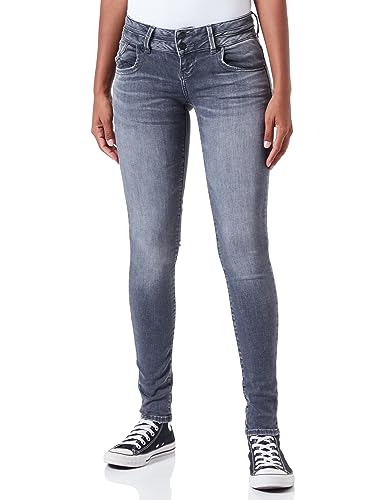LTB Jeans Damen Jeans Julita X - Jeans Damen Skinny aus Baumwollmischung Skinny Denim Mittel mit Reißverschluss Niedrige Taille - Grau von LTB Jeans