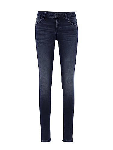 LTB Jeans Damen Jeans Nicole - Jeans Damen Slim aus Baumwollmischung Slim Denim Dunkel mit Reißverschluss Mittlere Taille - Blau von LTB Jeans