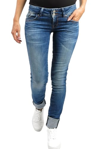 LTB Jeans Damen Jeans - Skinny Fit Jeanshosen - Molly - Blau - 27/36 von LTB Jeans