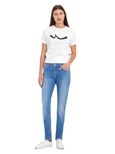 LTB Jeans Damen Jeanshose Aspen Y - Jeans Damen mit Reißverschluss und einfachen 5 Taschen, Flacher Vorderseite und mittlerer Taille aus Baumwollmischung - Mittel Blau Größe 29/32 von LTB Jeans