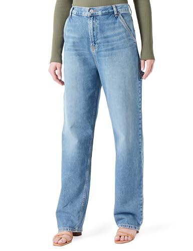 LTB Jeans Damen Jeanshose Milda B - Jeans Damen mit Reißverschluss und Utility-Taschen, Flacher Vorderseite und hoher Taille aus Baumwolle - Mittel Blau Größe 25/32 LTB Jeans Damen Jeanshose Milda B - Jeans Damen mit Reißverschluss und Utility-Taschen, Flacher Vorderseite und hoher Taille aus Baumwolle - Mittel Blau Größe 25/32 von LTB Jeans