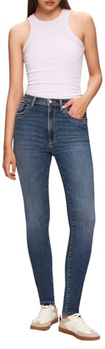 LTB Jeans Damen Jonna 100 - Skinny High Rise Basic-5-Pocket Dark Wash Blau aus Baumwollgemisch - Größe W31L32 von LTB Jeans