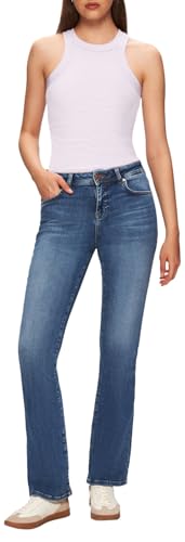LTB Jeans Damen Juliana - Bootcut Low Rise Basic-5-Pocket Medium Wash Blau aus Baumwollgemisch - Größe W24L34 von LTB