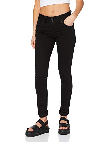 LTB Jeans Damen Molly M Jeans, Black to Black Wash 4796, 24W / 32L von LTB Jeans