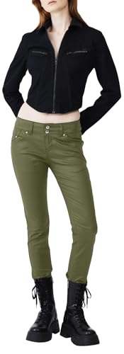 LTB Jeans Damen Molly M Jeans, Green Coated Wash 2836, 28W / 32L LTB Jeans Damen Molly M Jeans, Green Coated Wash 2836, 28W / 32L von LTB Jeans