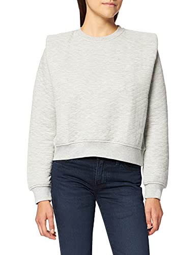 LTB Jeans Damen Noteni Pullover, Lt Grey Mel 217, XS von LTB Jeans