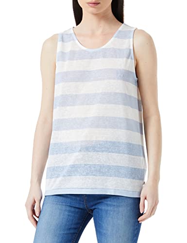 LTB Jeans Damen Rezoco Trägershirt/Cami Shirt, Off White Forever Blue St 13677, XL von LTB Jeans