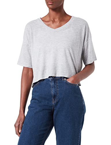 LTB Jeans Damen Riwano T-Shirt, Lt Grey Mel 217, XL von LTB Jeans