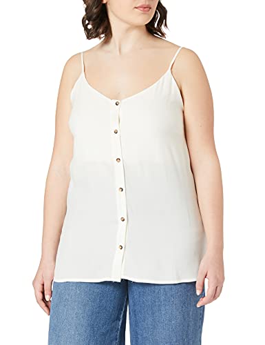 LTB Jeans Damen Tihewo Trägershirt/Cami Shirt, Off White 105, S von LTB Jeans