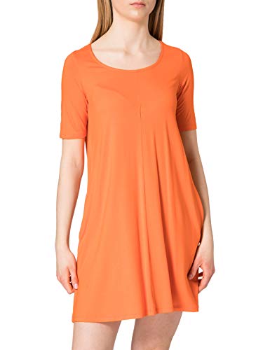 LTB Jeans Damen Zenita Lässiges Kleid, Orange (Flame 4264), M von LTB Jeans