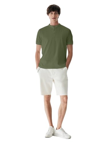 LTB Jeans Herren Gemaza T-Shirt, Oil Green 412, S von LTB Jeans