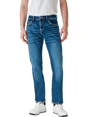 LTB Herren Jeans Hollywood Z D - Straight Fit - Blau - Allon Safe Wash W28-W42 Baumwolle Stretch, Größe:32W / 32L, Farbvariante:Allon Safe Wash 53634 von LTB Jeans