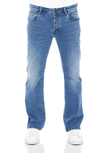 LTB Herren Jeans Hose Roden Bootcut Jeanshose Basic Baumwolle Denim Stretch Tiefer Bund Blau w28 w29 w30 w31 w32 w33 w34 w36 w38 w40, Farbvariante:Cletus Wash (52270), Größe:31W / 36L von LTB