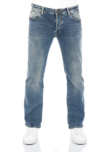 LTB Jeans Herren Jeans Hose Roden Bootcut Jeanshose Basic Baumwolle Denim Stretch Tiefer Bund Blau w28 w29 w30 w31 w32 w33 w34 w36 w38 w40, Farbvariante:Maul Wash (53359), Größe:38W / 32L von LTB Jeans