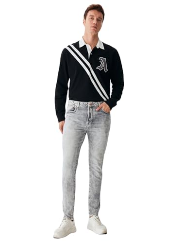 LTB Jeans Herren Jeans Reeves Schlank aus Baumwollmischung Tapered Denim mit Mittlere Taille in Mittel Grau LTB Jeans Herren Jeans Reeves Schlank aus Baumwollmischung Tapered Denim mit Mittlere Taille in Mittel Grau von LTB Jeans