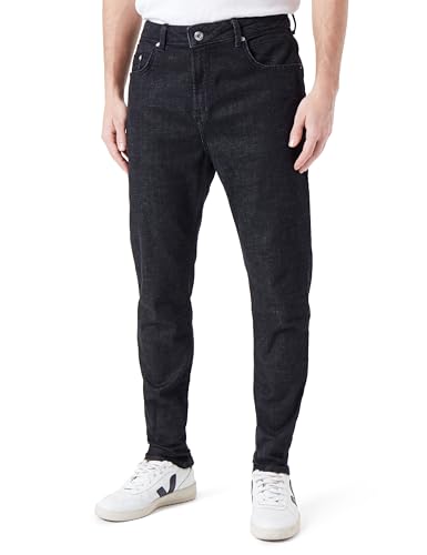 LTB Jeans Herren Jeans Reeves Schlank aus Baumwollmischung Tapered Denim mit Mittlere Taille in Schwarz von LTB Jeans