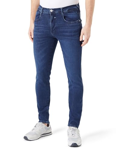 LTB Jeans Herren Jeans Romilly Skinny aus Baumwollmischung Skinny Denim mit Niedrige Taille in Dunkel Blau von LTB Jeans