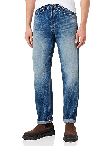 LTB Jeans Herren Jeans Vernon - Jeans Herren Locker aus Baumwollmischung Gerade Denim Mittel mit Knopfleiste Mittlere Taille - Blau LTB Jeans Herren Jeans Vernon - Jeans Herren Locker aus Baumwollmischung Gerade Denim Mittel mit Knopfleiste Mittlere Taille - Blau von LTB Jeans