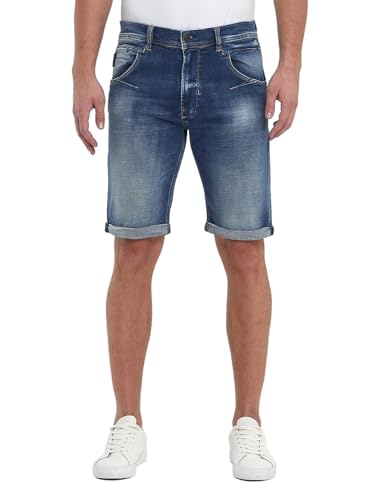 LTB Jeans Herren Jeansshorts Darwin - Shorts Herren Niedrige Taille, Bermudashorts mit Reißverschluss in Blau - Größe XL von LTB Jeans
