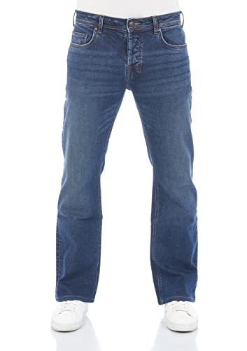 LTB Jeans Hose Herren Bootcut Timor Denim Stretch Tiefer Bund Blau Schwarz 28W - 40W 30L - 36L, Farbvariante:Magne Undamaged Wash (54329), Größe:40W / 32L von LTB Jeans