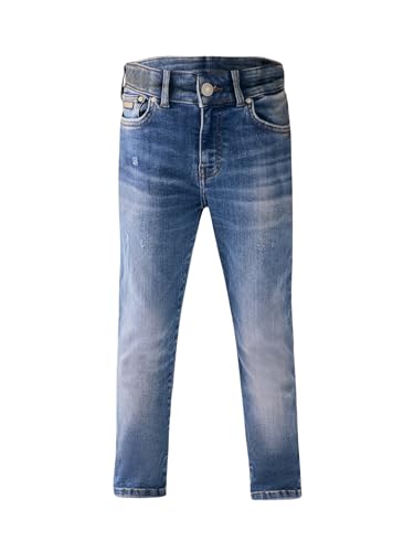 LTB Jeans Jungen-Jeanshosen Jim B Skinny Mittlere Taille mit Reißverschluss in Mittelgrau - Größe 128CM von LTB Jeans
