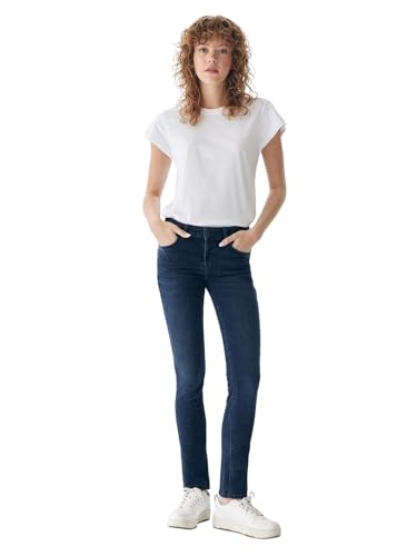 LTB Jeans LTB Damen Jeans Aspen Y Slim Fit -Blau - Solane X Wash W30-W34 Stretch Baumwolle, Größe:34W / 32L, Farbe:Solane X Wash 54593 von LTB Jeans