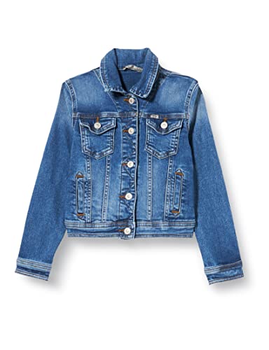 LTB Jeans Mädchen Eliza G Jeansjacke, Safe Tiria Undamaged Wash 53673, 122 von LTB Jeans