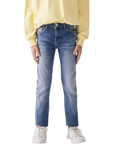 LTB Jeans Mädchen-Jeanshosen Isabella G Skinny Mittlere Taille mit Reißverschluss in Lightblau - Größe 140CM von LTB Jeans
