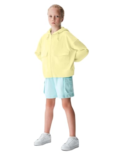 LTB Jeans Mädchen Rohata Kapuzenpullover, Pale Banana 12967, 116 cm von LTB Jeans