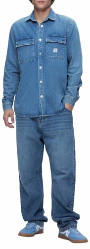 LTB Jeans Men's Tobin Button Down Shirt, Blau, XXL von LTB