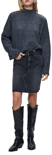 LTB Jeans Serissa Jeansrock in Grau hergestellt aus Baumwollmischung, Größe L von LTB Jeans