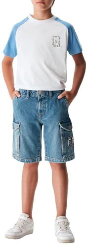 LTB Jeans Shorts für Jungen Mallow B Bermudas Gerade Mittlere Taille mit Reißverschluss in Blau aus Baumwollmischung - Größe 158CM LTB Jeans Shorts für Jungen Mallow B Bermudas Gerade Mittlere Taille mit Reißverschluss in Blau aus Baumwollmischung - Größe 158CM von LTB Jeans