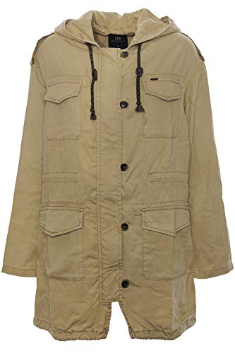 LTB Masik Parka Mantel Jacke Anorak Damen, Farbe:Camel, Damengrößen:L von LTB Jeans