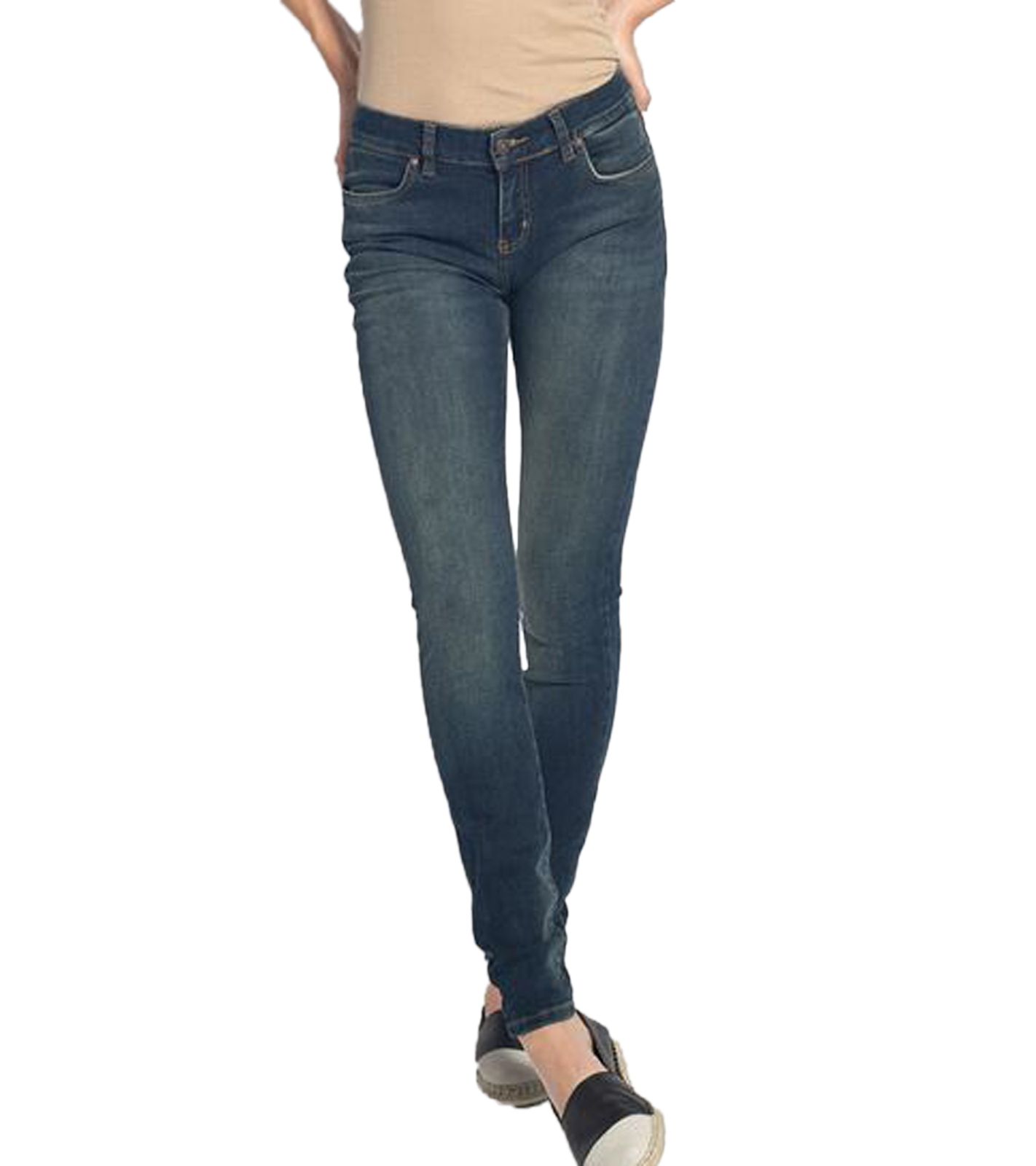 LTB Aspen Y Damen Mid Waist Hose Slim Fit Jeans mit Onia-Waschung 51062 14446 51927 Blau von LTB