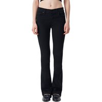 LTB Damen Jeans FALLON Flared Fit - Schwarz - Black Wash von LTB