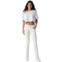 LTB Damen Jeans Molly M Super Slim Fit - Off White von LTB