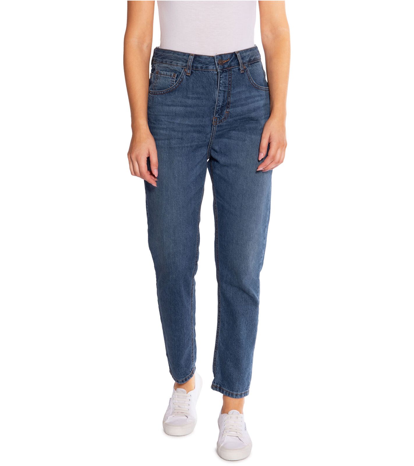 LTB Lavina X Damen Baumwoll-Hose Mom-Jeans 51233 14395 51673 Jeansblau von LTB