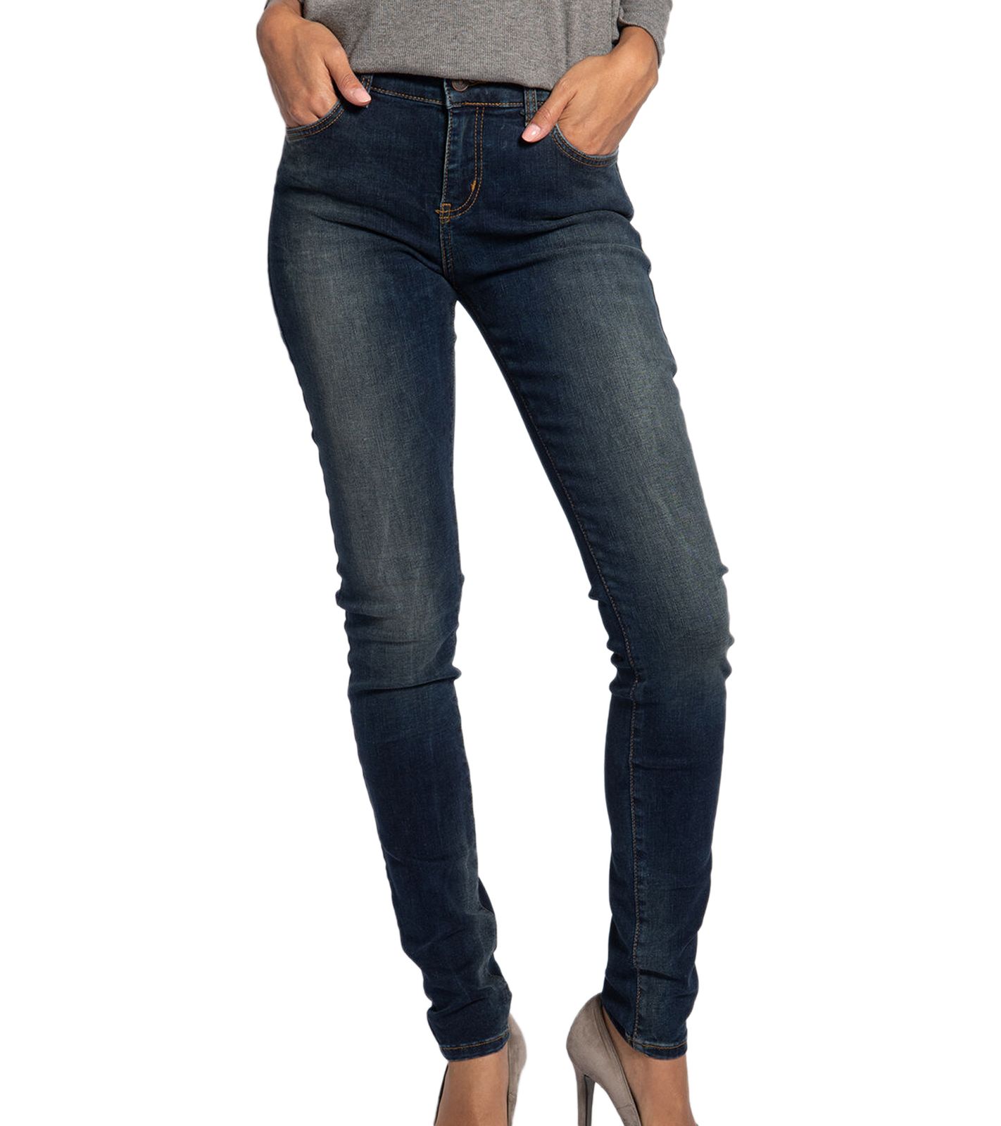 LTB Lonia X Damen Super Skinny Jeans mit Onia-Waschung Mid Rise Hose 51149 14446 51927 Blau von LTB