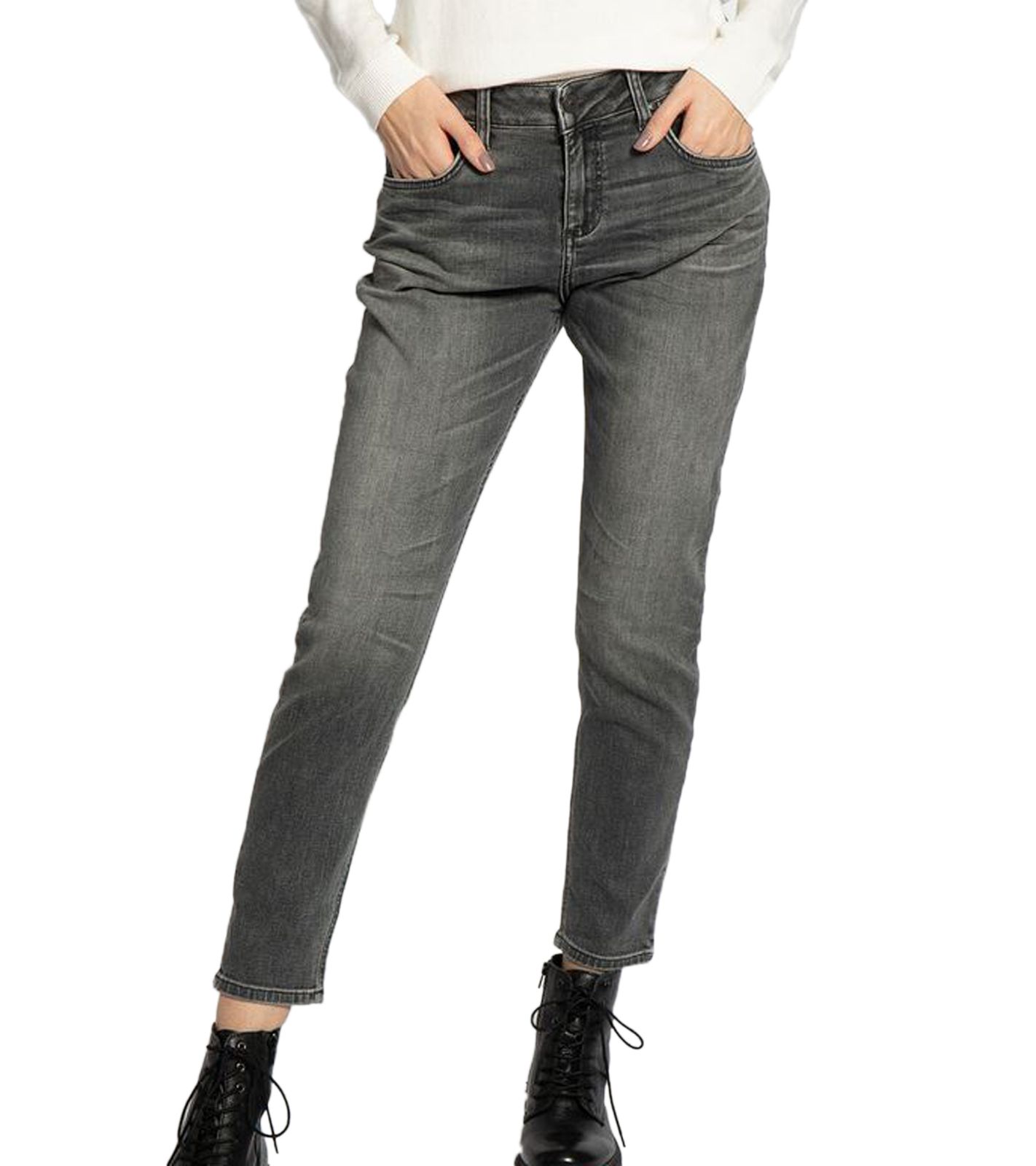 LTB Mika Damen Boyfriend-Jeans Denim-Hose mit Hegna-Waschung 50869 14693 52158 Schwarz von LTB