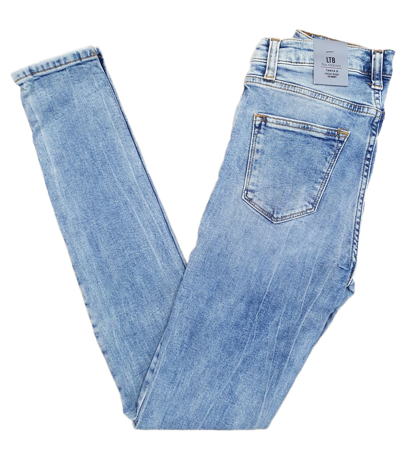 LTB Tanya B Damen High Waist Jeans Skinny Denim-Hose mit Myra-Waschung 51132 13920 50628 Blau von LTB