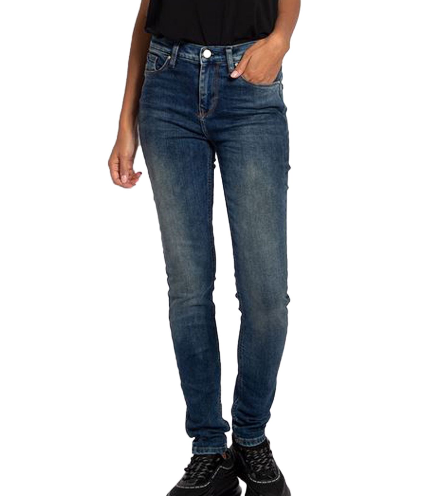 LTB Tanya B Damen High Waist Jeans Skinny Denim-Hose mit RoswellX-Waschung 51132 13310 51931 Blau von LTB