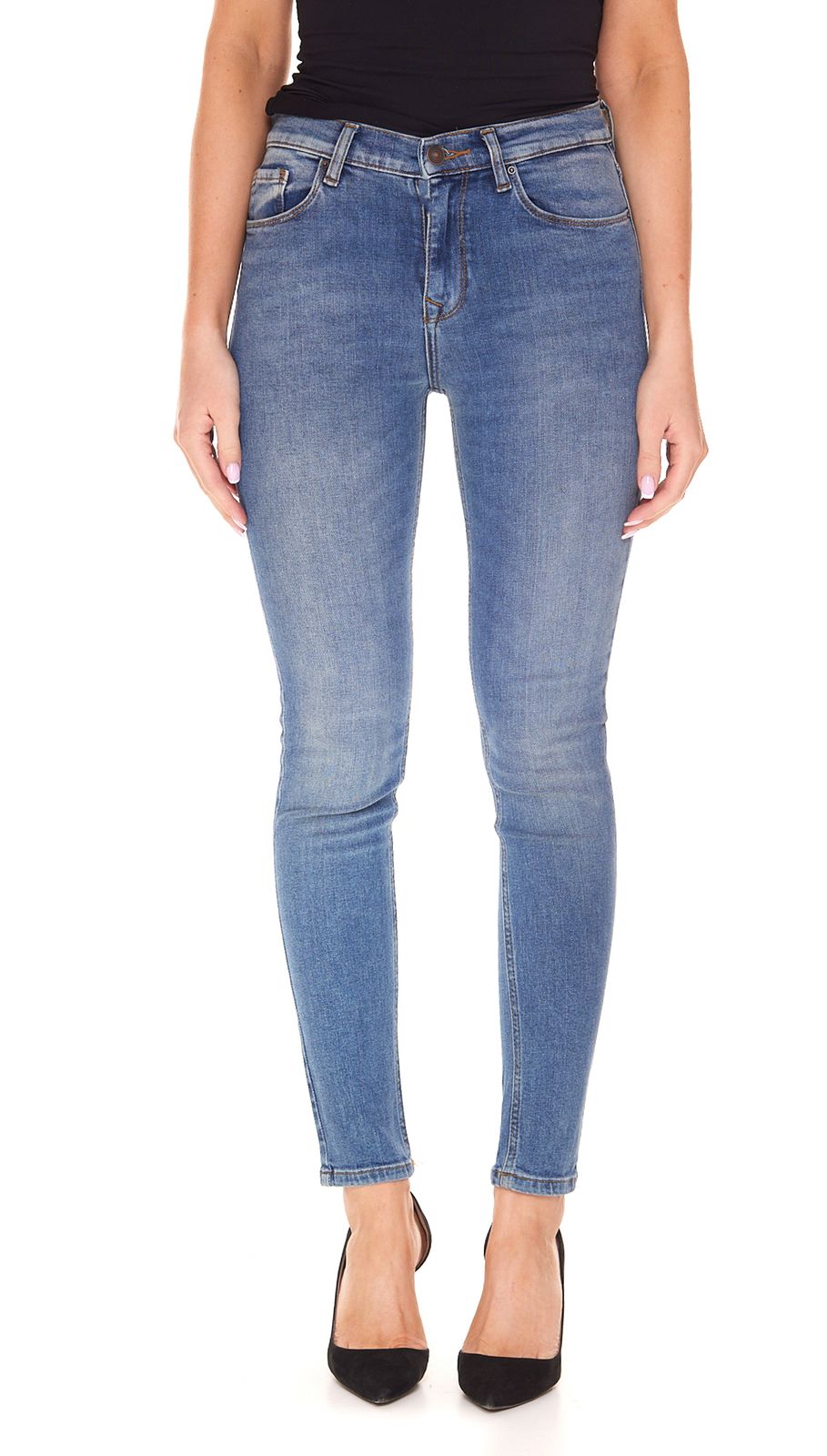 LTB Tanya X Damen High Waist Jeans Super Skinny Hose mit Eva-Waschung 51030 14253 51410 Blau von LTB