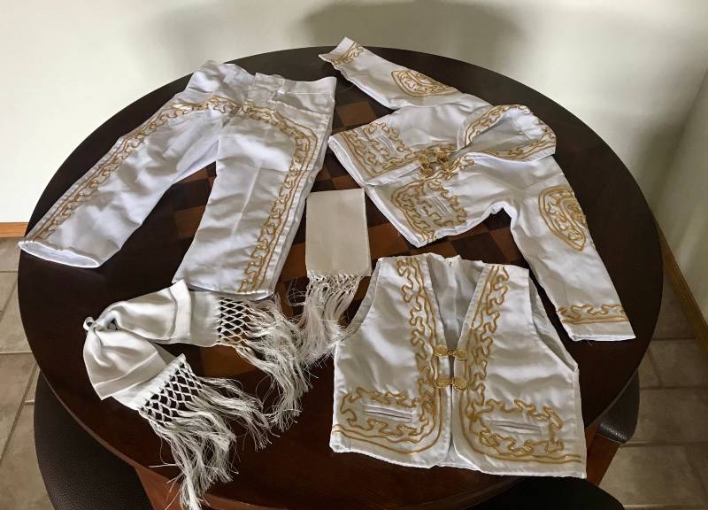 Weiße Mariachi Kleidung Junge - Size 1 Tauf-Outfit von LTFMex