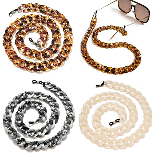 3 Stück Fashion Twist Link Acryl Brillenketten Sonnenbrille Ketten Rutschfeste Kette Acryl Brille Zubehör für Damen und Herren 3 Stück Fashion Twist Link Acryl Brillenketten Sonnenbrille Ketten Rutschfeste Kette Acryl Brille Zubehör für Damen und Herren von LTHERMELK