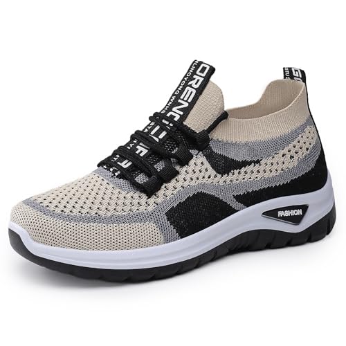 Damen Casual Schnürschuhe Laufschuhe Leichte Turnschuhe Walkingschuhe Komfort für Tennis Gym Athletic Fitness Outdoor Sneakers, Schwarz , 39.5 EU Damen Casual Schnürschuhe Laufschuhe Leichte Turnschuhe Walkingschuhe Komfort für Tennis Gym Athletic Fitness Outdoor Sneakers, Schwarz , 39.5 EU von LTHTX