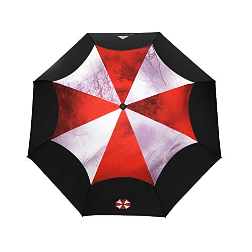 LTHTX Creative Resident Zombie Evil Style Regenschirm Mode Herren Faltbare Automatik Regenschirme Regen Schwarz Beschichtung Sonnenschirm von LTHTX