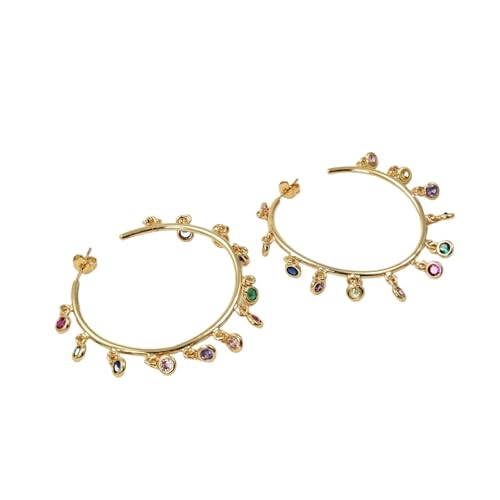 LTRAJUYNH Charm Earrings Jewelry Circle Hoop Chandelier Earrings LTRAJUYNH Charm Earrings Jewelry Circle Hoop Chandelier Earrings von LTRAJUYNH